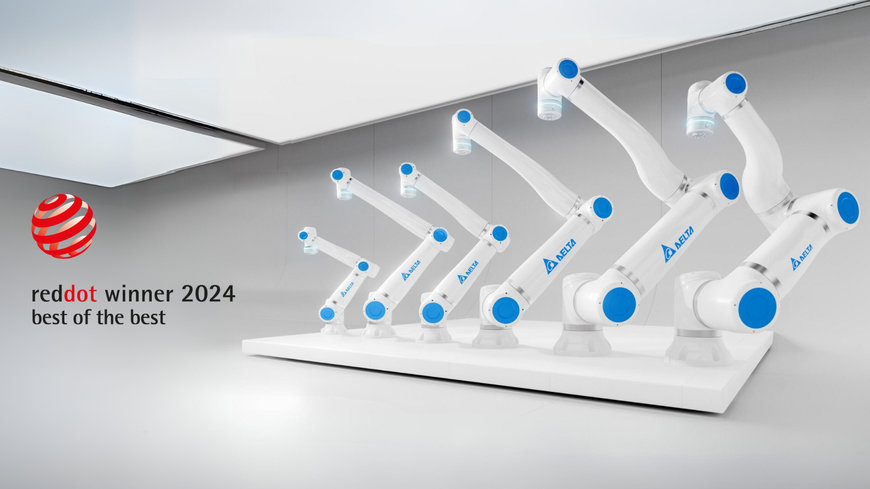 Delta’s D-Bot Series Collaborative Robots (Cobots) Recognized with “Red Dot: Best of the Best” Design Award 2024 