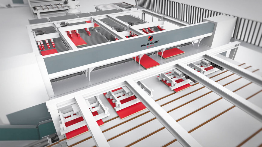 The hl 1 high-performance plant for cutting to size offers flexible solutions for batch sizes of 1