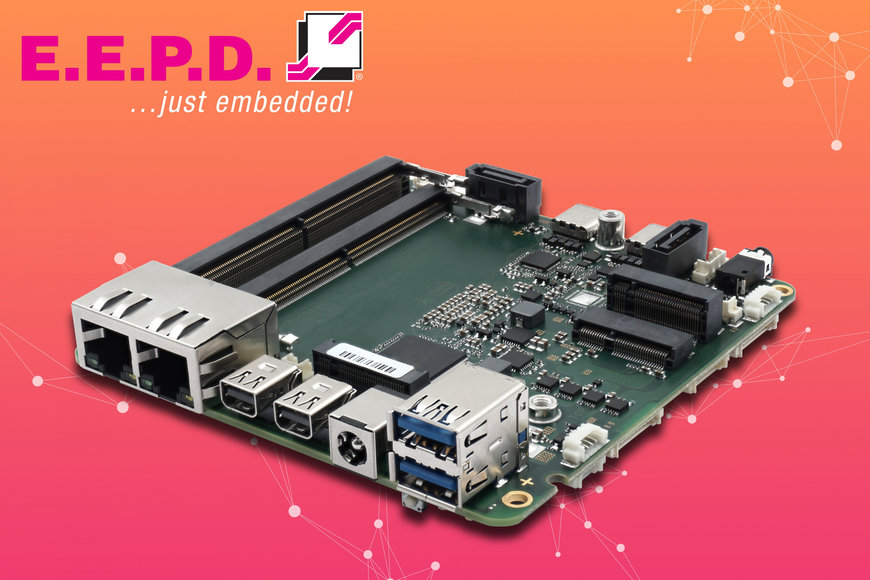 E.E.P.D. presents high performance class embedded NUC SBC based on the AMD Ryzen Embedded 8000 series for AI and ML applications